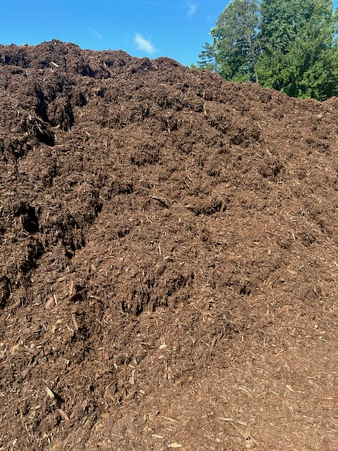 Brown mulch